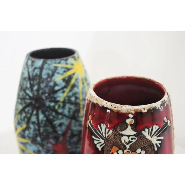 Colorful Pots San Marino Effect, 1950s, Set of 2 For Sale - Image 3 of 18