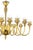 2020s Elegant Linear Modern Amber Murano Glass Chandelier For Sale - Image 5 of 6