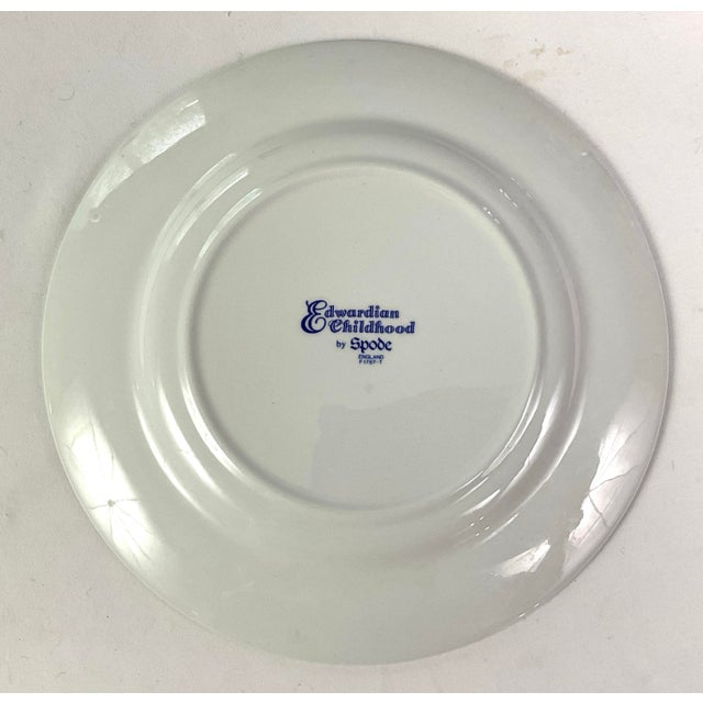 1990s 1990s Spode-“Edwardian Childhood”-Historical Pattern Porcelain Child Set – Featuring a Teacup,cereal Bowl and Dinner Plate For Sale - Image 5 of 8