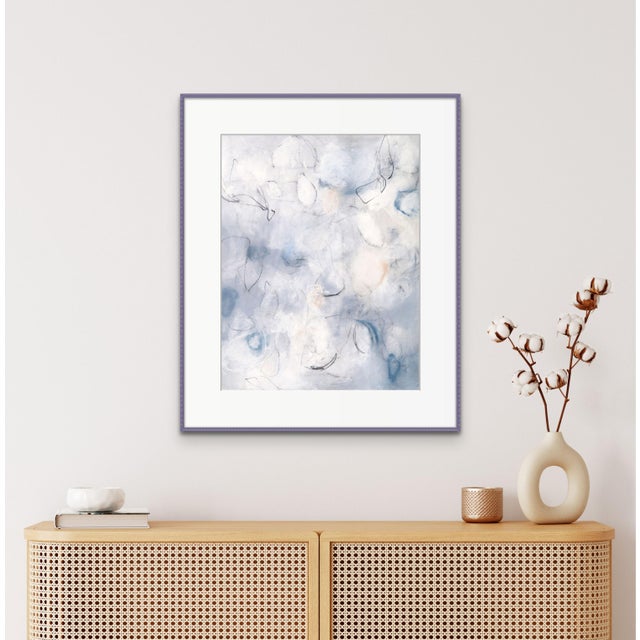 "Belonging No.3 - Quiet Compression" - Soft Abstract Artwork by Sara Richardson For Sale - Image 4 of 4