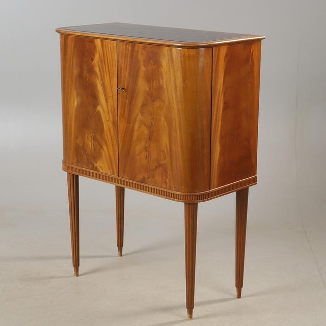 Vintage Swedish Grace Bar Cabinet from Forenade Mobler, Sweden, 1940s For Sale - Image 12 of 12