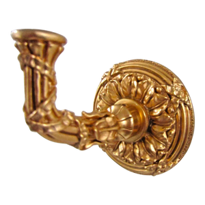 Sherle Wagner 22k Gold Plated Brass Acanthus Hook Robe Hook