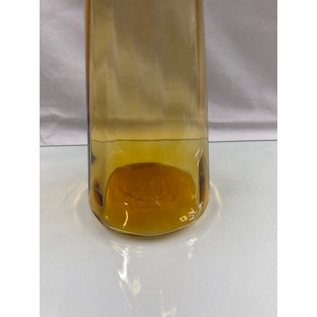 Italian Mid 20th Century Amber Empoli For Sale - Image 9 of 12