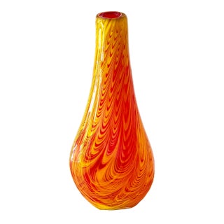 Alexander Kalifano Art Glass Vase For Sale