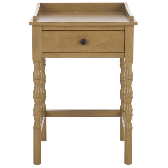 Astroth Accent Table in Desert Brown For Sale - Image 10 of 10