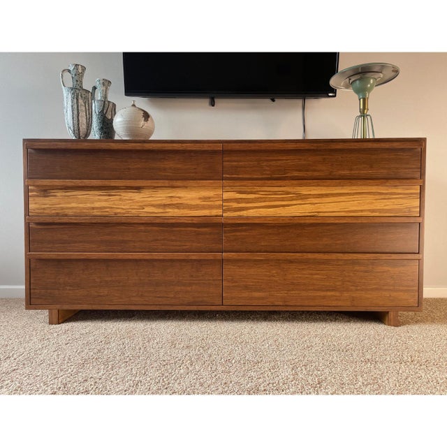 Pre-Owned Greenington Magnolia Sable Sustainable Bamboo Dressers For Sale - Image 10 of 11