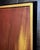 1970s Vintage Mid Century Modern Fiery Orange Abstract Sunset Sailboats Nautical Oil Painting Framed For Sale - Image 10 of 15