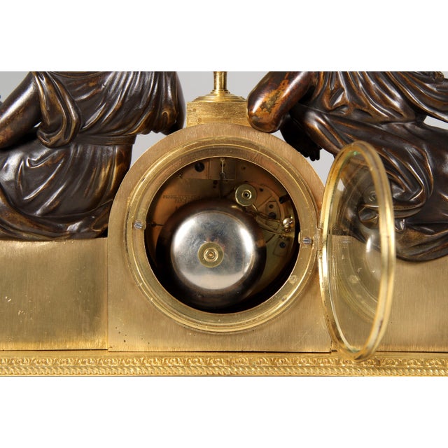 Astronomy Mantel Clock, 1840s For Sale - Image 14 of 18