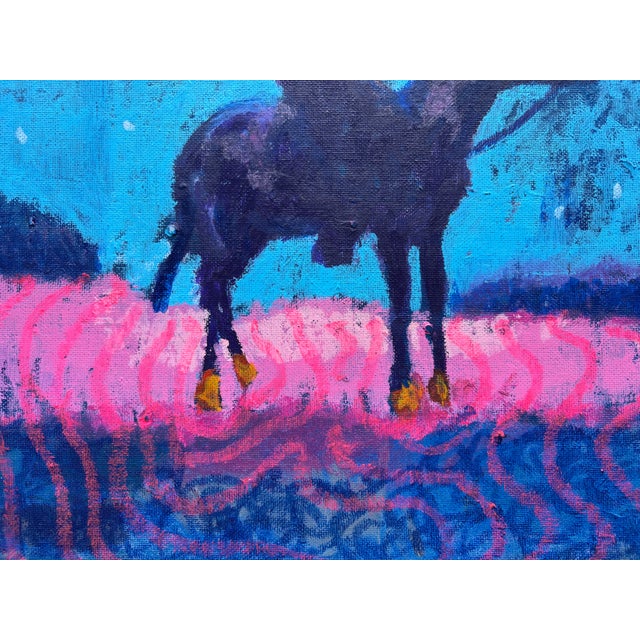 Contemporary The Twilight Night Western Painting by Joseph Christy For Sale - Image 3 of 3
