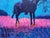 Contemporary The Twilight Night Western Painting by Joseph Christy For Sale - Image 3 of 3