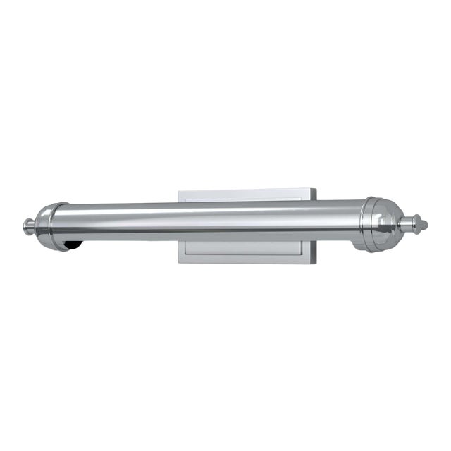 Regina Andrew Devon Steel Picture Light, Large, Polished Nickel For Sale