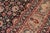 Boho Chic 1990's Floral Pak-Persian Black/Tan Wool Rug - 8'10'' X 12'4'' For Sale - Image 4 of 9