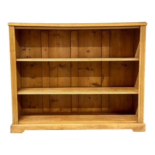 19th Century English Pine Bookcase For Sale