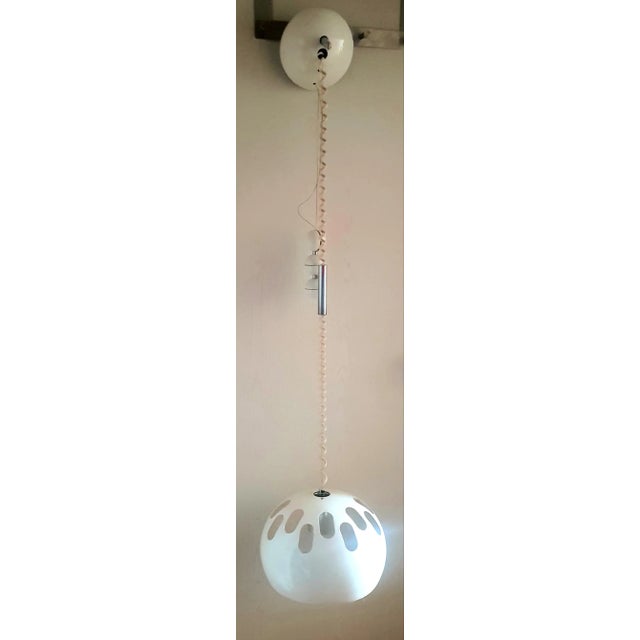 Pendant lamp S-445 with Counterweight by Luci Illuminazione, 1970s For Sale - Image 6 of 12