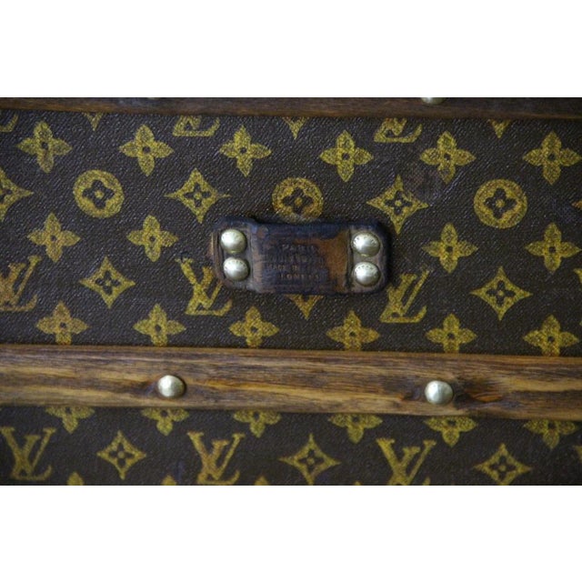 Monogrammed Trunk from Louis Vuitton, 1920s For Sale - Image 11 of 18