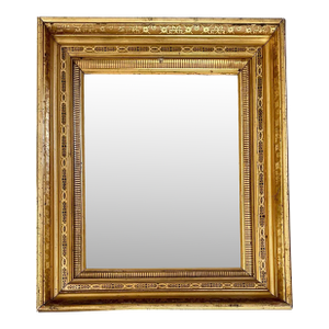 French 19th Century Napoleon III Giltwood Wall Mirror