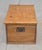 Antique German Natural Pine Storage Trunk With Original Iron Key For Sale - Image 10 of 13