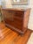 19th Century French Flame Mahogany Marble Top Secretaire a Abattant For Sale - Image 4 of 12