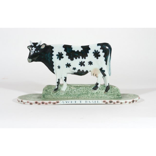 Maria Superior Porcelain Model of "Sweet Basil", a Model of a Cow For Sale - Image 4 of 16