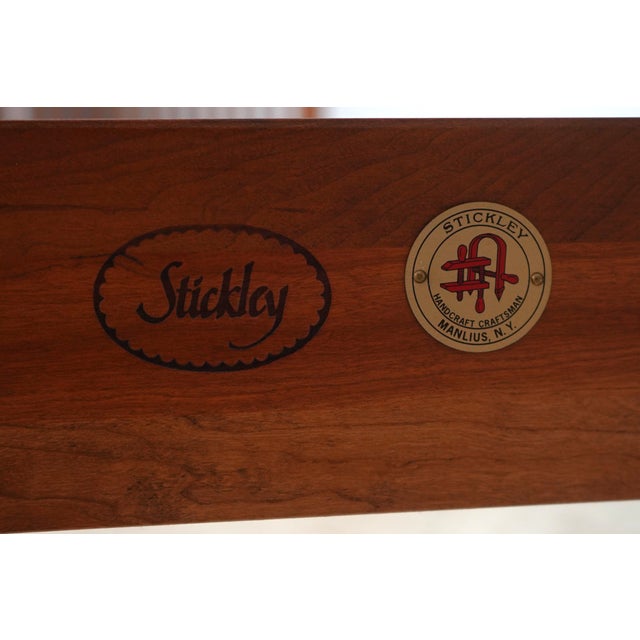 Stickley Queen Size Cherry Mission Bed For Sale - Image 17 of 17