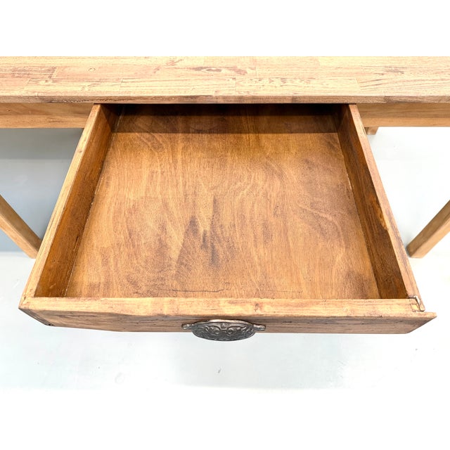 Large Table with 6 Legs in Pine and Rubberwood, 1950s For Sale - Image 4 of 18