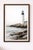 White Lighthouse Coastal Scene, Minimalist Seascape Art Print, 24″ × 36″ For Sale In Buffalo - Image 6 of 8