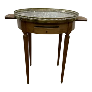 Circa 1940's Bouillotte Marble Top Table