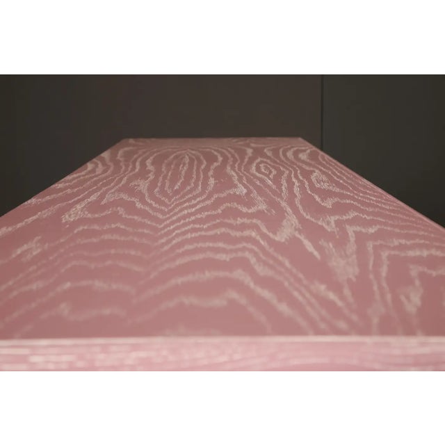 Postmodern Cerused Pink Dresser in the Style of Jay Spectre for Century, 1980s For Sale - Image 11 of 18