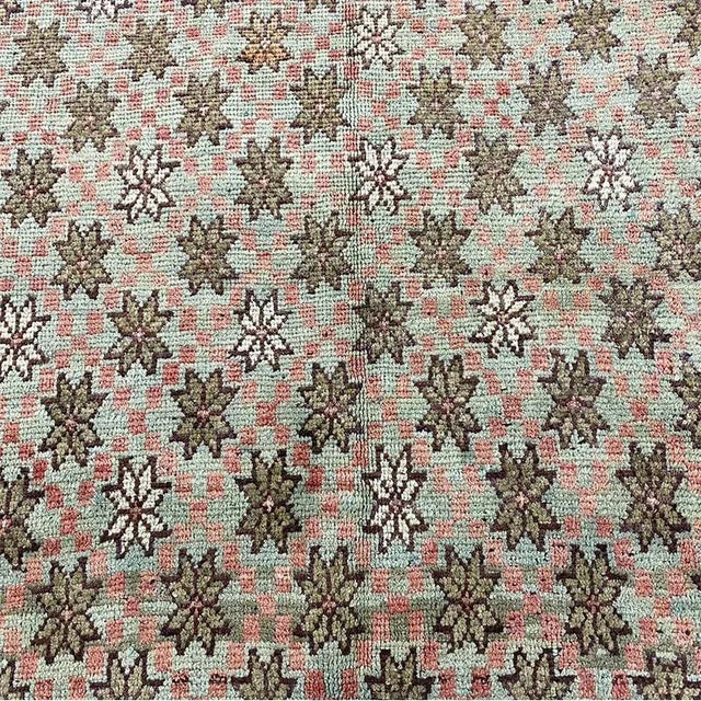 Brown 1950s Vintage Turkish Tan/Brown Anatolian Area Rug 4'8" X 8'0" For Sale - Image 8 of 12