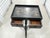 Vintage Black Lacquered Top Chinoiserie Style Tray Table For Sale - Image 13 of 14