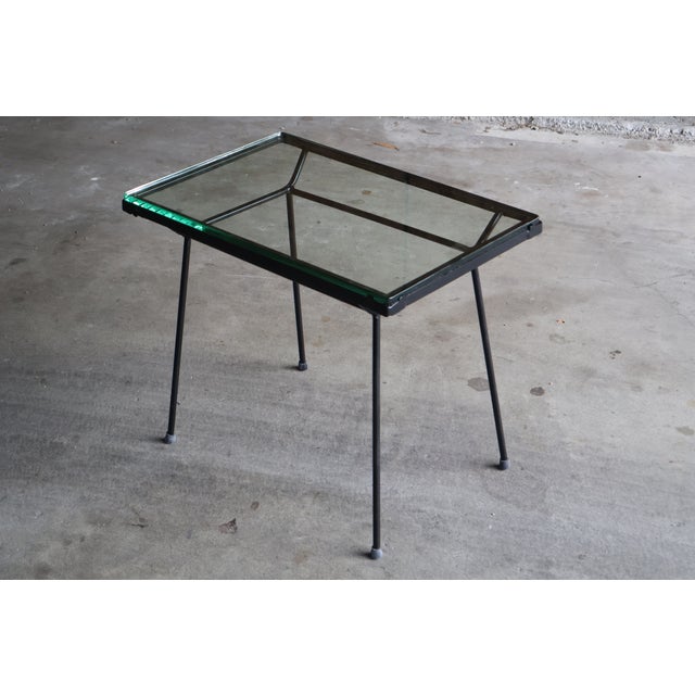 1950s Milo Baughman for Pacific Iron Side Table For Sale - Image 5 of 17