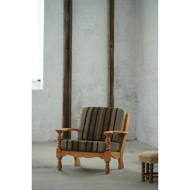 Mid-Century Modern Danish Oak Lounge Chairs by Henning Kjærnulf, 1950s, Set of 2 For Sale - Image 13 of 18