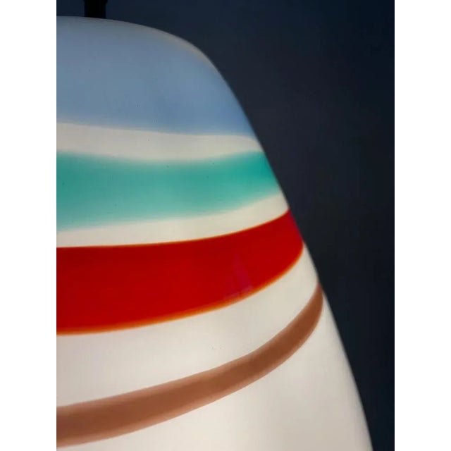 1950s Mid-Century Glass Pendant Lamp by Massimo Vignelli for Venini, Italy, 1950s For Sale - Image 5 of 12