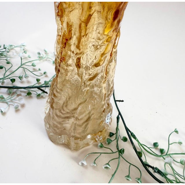 Mid-Century Borken Vase in Glass from Ingrid, 1970s For Sale - Image 6 of 7