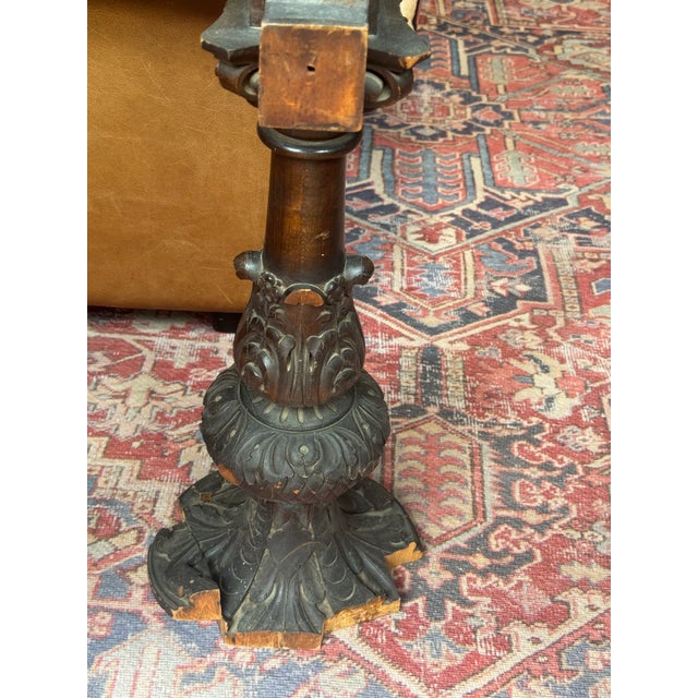 Antique Continental Wooden Medieval Noblewoman Figurehead- Architectural Salvage For Sale - Image 16 of 16