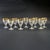 Mid-Century Crystal Glasses in the style of Saint Louis, 1950s, Set of 33 For Sale - Image 14 of 15
