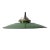 Industrial French Pendant Light in Green Enamel For Sale - Image 3 of 8
