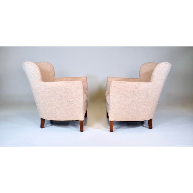Peach Lee Industries Accent Club Chairs Model 1367-01, Pair For Sale - Image 8 of 12