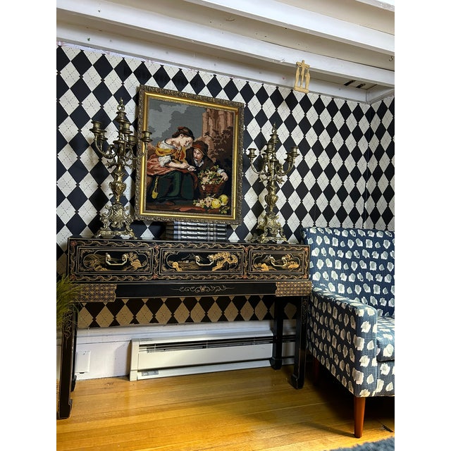 Pair of Grand Scale Brass Rococo Revival Six-Light Candelabra, 28"h For Sale - Image 11 of 15