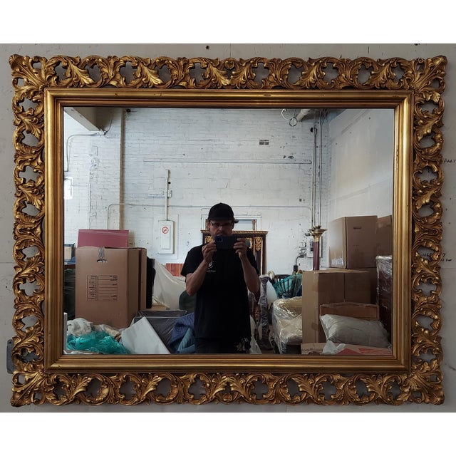 Turner Manufacturing Co. Chicago Gold Leaf Mirror Chairish