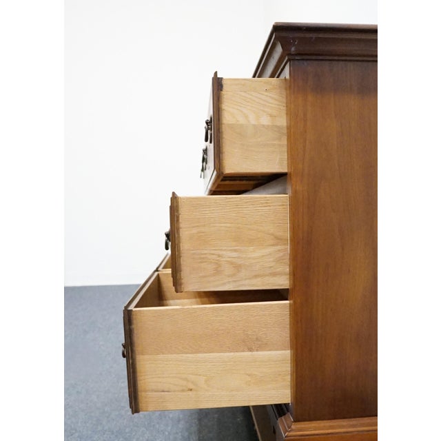 Broyhill Furniture Penn Colony Solid Cherry Early American Colonial 54" Double Dresser 2600-22 For Sale In Kansas City - Image 6 of 14