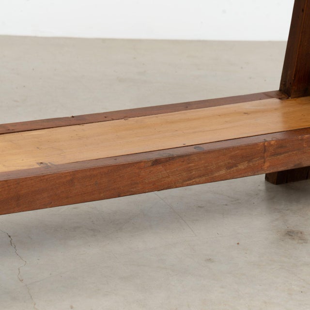 Late 19th Century Portuguese Rustic Carpenter's Workbench Console Table For Sale - Image 16 of 17