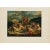 1955 After Eugene Delacroix "Oriental Lion Hunt", Vintage Full-Color Print For Sale In Dallas - Image 6 of 8