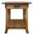 Vintage Country Classics Collection Amish Made Mission Oak 1 Drawer Side Table For Sale