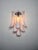 Vintage Italian Murano Wall Lights with Pink Lattimo Glass Petals in the manner of Mazzega, 1990, Set of 2 For Sale - Image 17 of 18