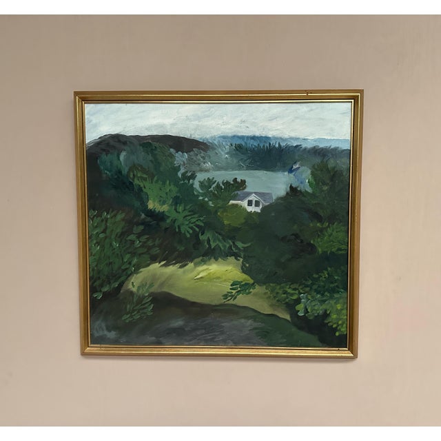 Swedish Artist, Evening in the Archipelago, 1964, Oil on Canvas, Framed For Sale - Image 6 of 18