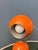 Orange Mid-Century Space Age Orange Eyeball Table Lamp For Sale - Image 8 of 11