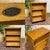 Double-sided oak school bookcase from England - W=72cm H=96cm D=41cm