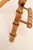 Brown Vintage Diminutive Scorched Bamboo Tabletop Easel / Picture Display For Sale - Image 8 of 18