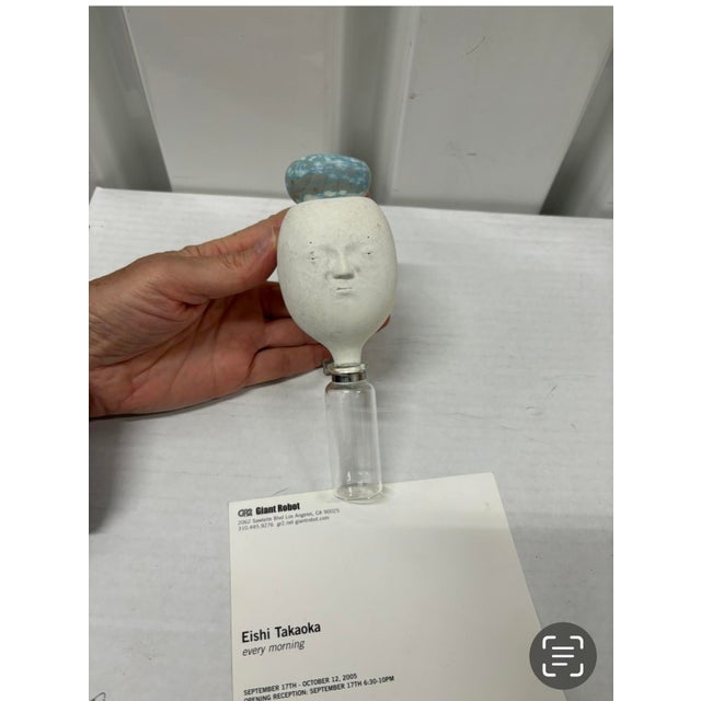 White Eishi Takaoka Sculpture For Sale - Image 8 of 18